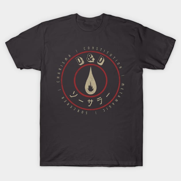 D&D Sorcerer T-Shirt by StebopDesigns